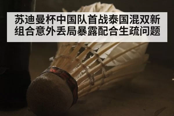 苏迪曼杯中国队首战泰国混双新组合意外丢局暴露配合生疏问题